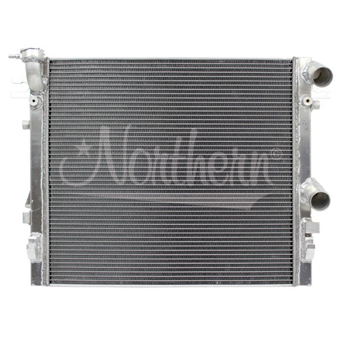 Radiator - Muscle Car - 25.25 in W x 21.125 in H x 2 in D - Passenger Side Inlet - Passenger Side Outlet - Aluminum - Jeep Wrangler w/Hemi 2007-18 - Each Radiator - Muscle Car - 25.25 in W x 21.125 in H x 2 in D - Passenger Side Inlet - Passenger Side Outlet - Aluminum - Jeep Wrangler w/Hemi 2007-18 - Each