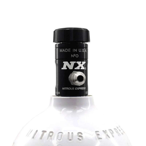 Nitrous Oxide Bottle Valve - Lightning - Aluminum - Black Anodized - 2.5 lb Bottles - Each