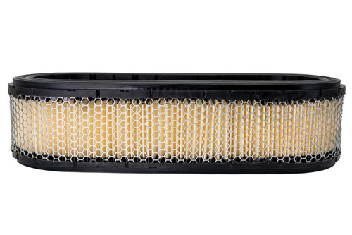 Air Filter Element - Oval - 14.5 in L x 3.5 in W - 3.75 in Tall - Wire Mesh Included - Paper - White - Mini Sprint - Each