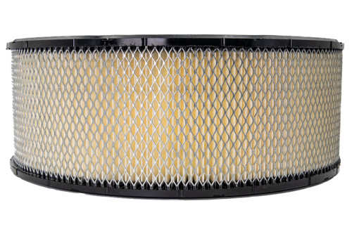 Air Filter Element - Round - 14 in Diameter - 5.25 in Tall - Wire Mesh Included - Paper - White - Universal - Each