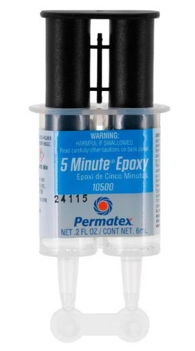 2 Part Epoxy - 5 Minute Epoxy - 0.2 oz Syringe - Each