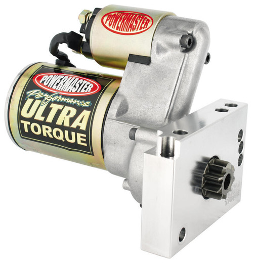 Starter - Ultra Torque - 4.4:1 Gear Reduction - Natural - 139 Tooth 10 Pitch Flywheel - Straight Mount - Chevy V8 - Each