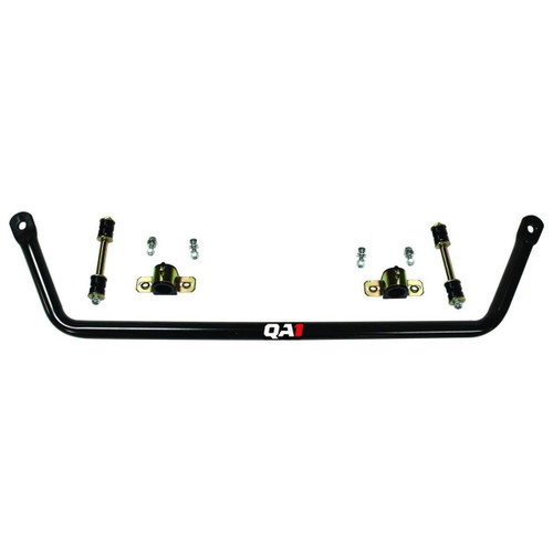 Sway Bar - Front - 1.125 in Diameter - Greasable Polyurethane Bushings - Chromoly - Black Powder Coat - Mopar A-Body 1967-76 - Kit