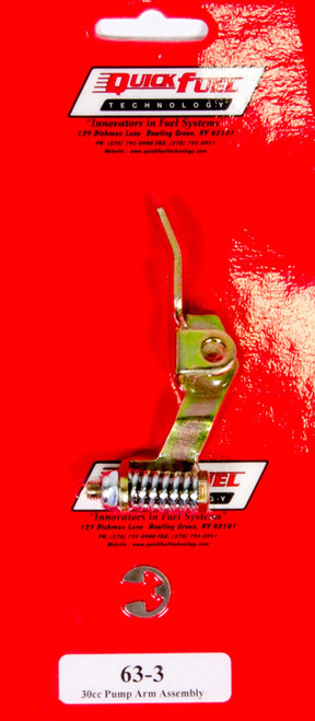 Accelerator Pump Arm - Steel - Cadmium - 30 cc Pumps - Holley / Quick Fuel Carburetors - Each