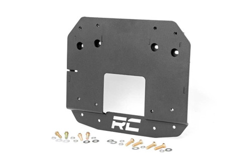 Spare Tire Bracket - Relocation - Bolt-On - Up to 35 in Tire - Hardware Included - Steel - Black Powder Coat - Jeep Wrangler JL 2018 - Each Spare Tire Bracket - Relocation - Bolt-On - Up to 35 in Tire - Hardware Included - Steel - Black Powder Coat - Jeep Wrangler JL 2018 - Each