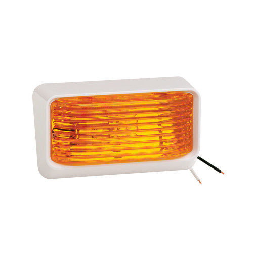 Trailer Light - 78 Series - Porch Light - 5.938 x 3.5 x 2 in - Amber Lens - Plastic - Each