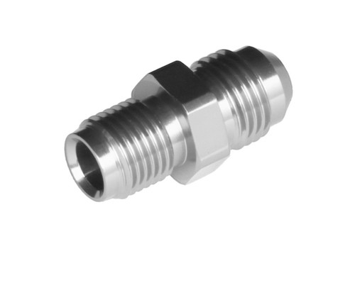 Fitting - Adapter - 5050 Series - Straight - 6 AN Male to 1/2-20 in Inverted Flare Male - Aluminum Clear Anodized - Each