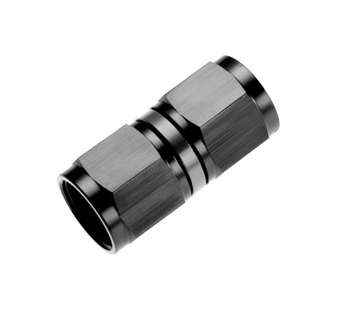 Fitting - Adapter - 8100 Series - Straight - 10 AN Female Swivel to 10 AN Female Swivel - Aluminum - Black Anodized - Each
