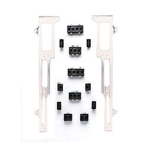 Spark Plug Wire Loom - Valve Cover Mount - 7-9 mm - Horizontal - Satin Bracket Included - Plastic - Black - Clamp Style - Oldsmobile V8 - Kit Spark Plug Wire Loom - Valve Cover Mount - 7-9 mm - Horizontal - Satin Bracket Included - Plastic - Black - Clamp Style - Oldsmobile V8 - Kit