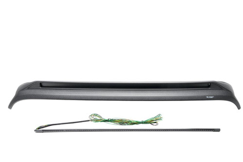 Body Guard - Lightshield Hood Guard - Stick-On - LED Marker Lights - Plastic - Black - Jeep Wrangler JL 2018-22 - Kit