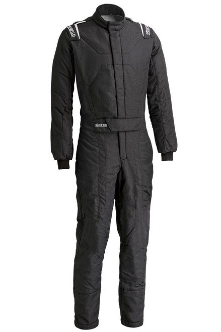 Driving Suit - Stint - 1-Piece - SFI 3.2A/5 - Double Layer - Aramid / Nomex - Black - Small - Each Driving Suit - Stint - 1-Piece - SFI 3.2A/5 - Double Layer - Aramid / Nomex - Black - Small - Each