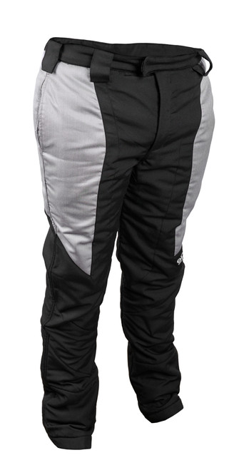 Driving Pants - Stint - SFI 3.2A/5 - Double Layer - Aramid / Nomex - Black / Gray - X-Large/2X-Large - Each