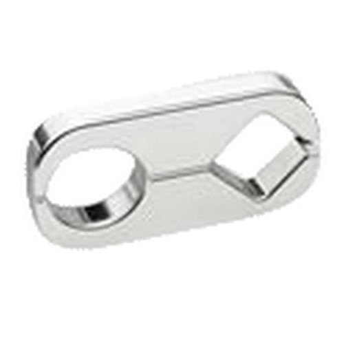 CO2 Bottle Bracket - Bar Mount - 2 in Diameter Bottle - Aluminum - Polished - 1-1/4 to 1-3/4 in Tube - Each