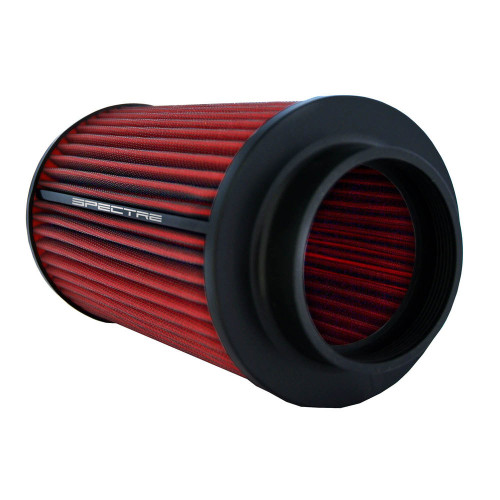 Air Filter Element - Clamp-On - Round - 6 in Diameter - 9.938 in Tall - 3.75 in Flange - Synthetic - Red - Each Air Filter Element - Clamp-On - Round - 6 in Diameter - 9.938 in Tall - 3.75 in Flange - Synthetic - Red - Each