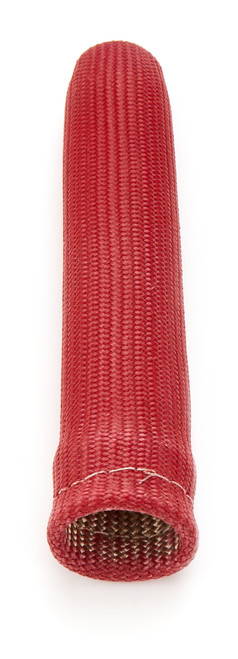 Spark Plug Boot Sleeve - Space Age - 1 in Diameter - 6 in Long - Braided Fiberglass - Red - Each