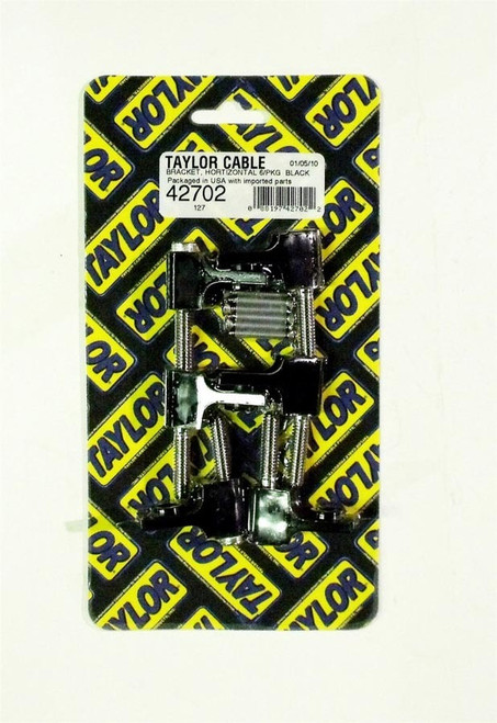 Wire Loom Bracket - Valve Cover Mount - Horizontal - Hardware Included - Nylon - Black - Mounts Clamp Style Separators - Set of 6 Wire Loom Bracket - Valve Cover Mount - Horizontal - Hardware Included - Nylon - Black - Mounts Clamp Style Separators - Set of 6