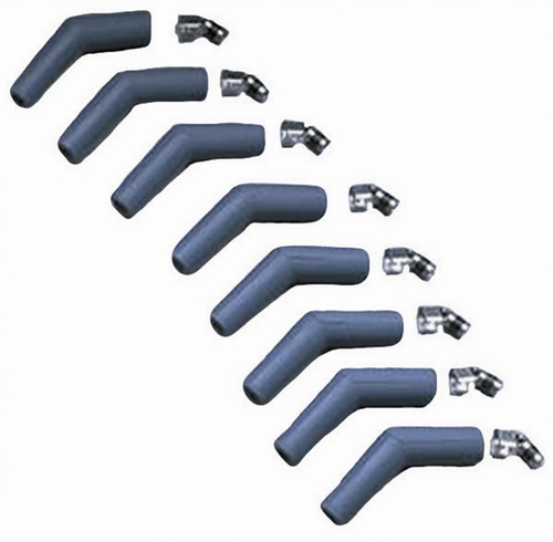 Boot / Terminal Kit - Spark Plug - 8-10.4 mm - 135 Degree - Blue - Set of 8