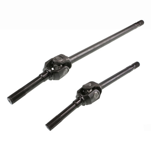 Axle Shaft - 46.07 and 28.44 in Long - 30 Spline Carrier - 19 Spline Drive Flange - 9.94 in Outer Length - Chromoly - Black Oxide - Dana 44 - GM Fullsize SUV / Truck 1973-78 - Kit