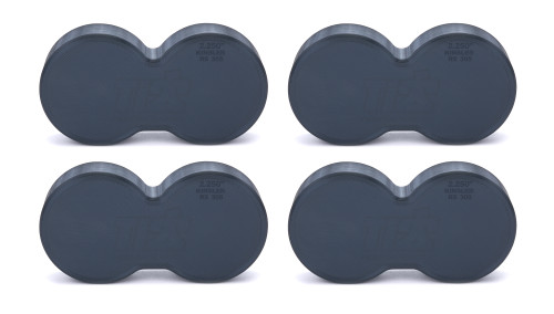 Injection Wash Plug - 2.250 in Stack Diameter - Plastic - Black - Kinsler RS 305 - Set of 4