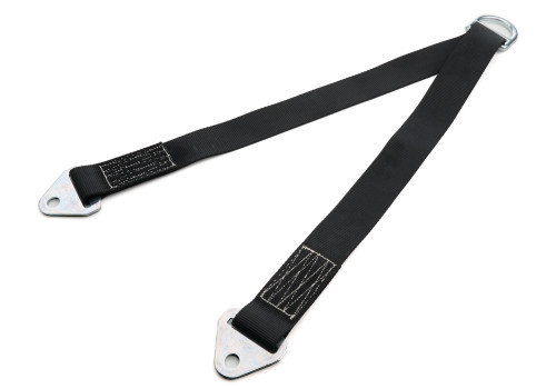 Engine Sling - 21 in Long Straps - Black Nylon - Steel - Zinc Plated - Each