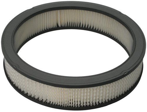 Air Filter Element - Round - 14 in Diameter - 2.125 in Tall - Wire Mesh Included - Paper - White - Universal - Each