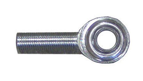 Rod End - Spherical - 3/8 in Bore - 3/8-24 Right Hand Male Thread - Steel Ball - Steel - Nickel Plated - Triple X Micro / Mini - Each