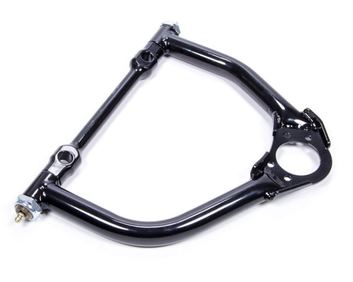 Control Arm - Tubular - Driver Side - Upper - 9.5 in Long - 1-1/2 in Offset - Bolt-In Ball Joint - Steel - Black Powder Coat - GM Metric - Each Control Arm - Tubular - Driver Side - Upper - 9.5 in Long - 1-1/2 in Offset - Bolt-In Ball Joint - Steel - Black Powder Coat - GM Metric - Each