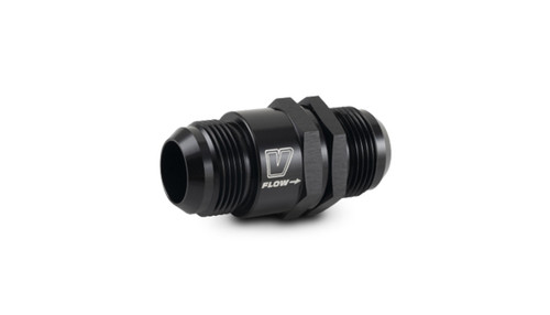 Check Valve - Piston - 16 AN Male Inlet - 16 AN Male Outlet - External - Aluminum - Black Anodized - Universal - Each