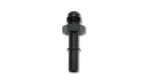 Fitting - Adapter - Straight - 8 AN Male to 3/8 in SAE Male Quick Disconnect - Aluminum - Black Anodized - Each