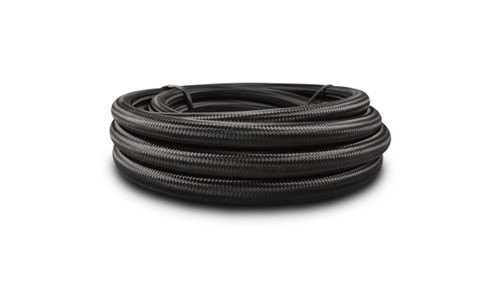 Hose - Black Nylon Braided PTFE Flex Hose - 10 AN - 150 ft - Braided Nylon / PTFE - Black - Each