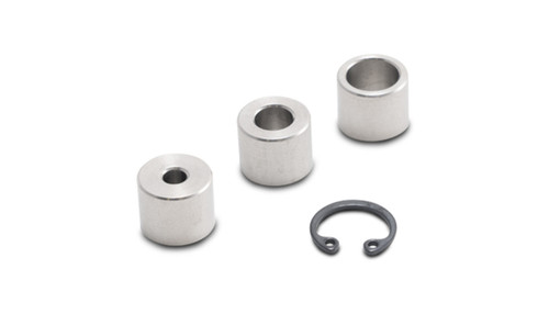 Fitting Bung Kit - Weld-On - 9 mm OD - 0.145 in / 0.250 in / 0.350 in ID - Aluminum - Natural - Kit