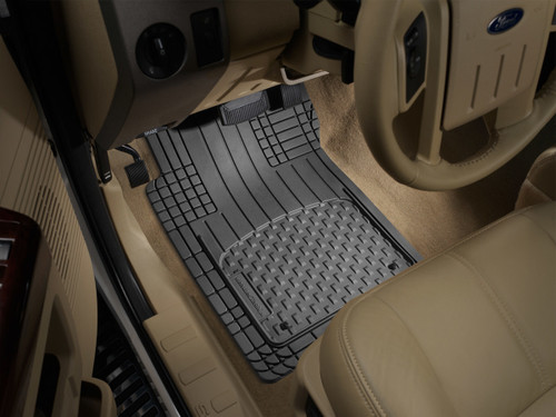 Floor Mat - AVM Trim-to-Fit - Front / 2nd Row - Rubber - Black / Textured - Universal - Kit