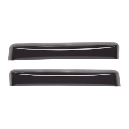 Side Window Visor - Snap-In - Front - 3 mm Thick - Plastic - Dark Smoke - Crew Cab - GM Fullsize Truck 2019-20 - Pair Side Window Visor - Snap-In - Front - 3 mm Thick - Plastic - Dark Smoke - Crew Cab - GM Fullsize Truck 2019-20 - Pair