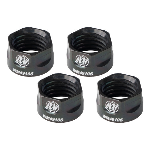 Nut - 1-8 in Thread - Steel - Black Oxide - Set of 4