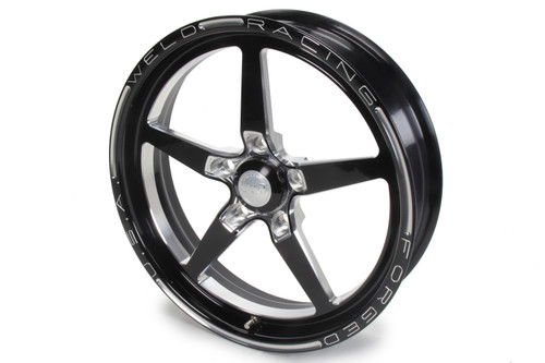Wheel - Alumastar Frontrunner - 17 x 4.5 in - 2.250 in Backspace - 5 x 4.75 in Bolt Pattern - Aluminum - Black Anodized - Each
