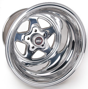 Wheel - Prostar - 15 x 14 in - 4.500 in Backspace - 5 x 4.50 in Bolt Pattern - Aluminum - Polished - Each