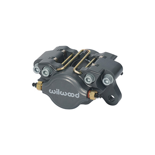 Brake Caliper - Dynapro Single LW - 2 Piston - Aluminum - Gray Anodized - 13.000 in OD x 0.380 in Thick Rotor - 3.250 in Lug Mount - Each