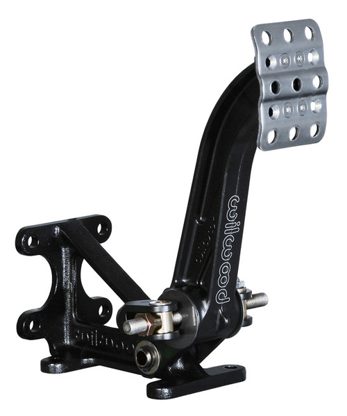 Pedal Assembly - Brake - 6 to 1 Ratio - 9.6 in Pedal Length - 10.34 in Overall Height - Forward Floor Mount - Aluminum - Black Paint - Universal - Each