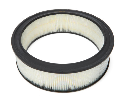 Air Filter Element - Round - 12 in Diameter - 3.489 in Tall - Wire Mesh Included - Paper - White - Various GM Applications 1968-97 - Each Air Filter Element - Round - 12 in Diameter - 3.489 in Tall - Wire Mesh Included - Paper - White - Various GM Applications 1968-97 - Each