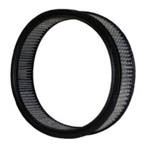 Air Filter Element - Round - 14 in Diameter - 3 in Tall - Wire Mesh Included - Paper - White - Asphalt - Each Air Filter Element - Round - 14 in Diameter - 3 in Tall - Wire Mesh Included - Paper - White - Asphalt - Each