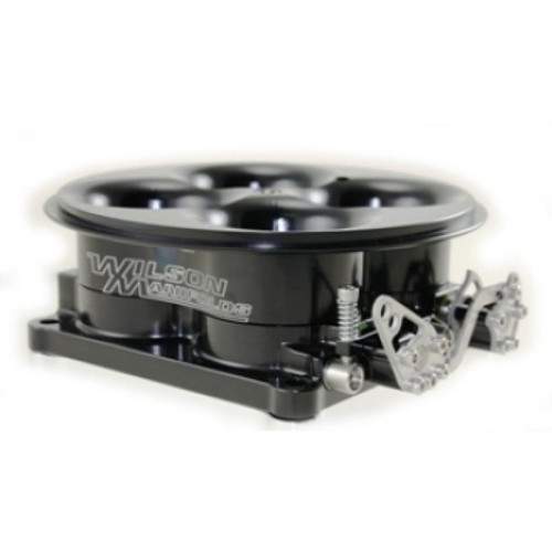 Throttle Body - 2320 CFM - Dominator Flange - 4-Barrel - Aluminum - Black Anodized - Universal - Each