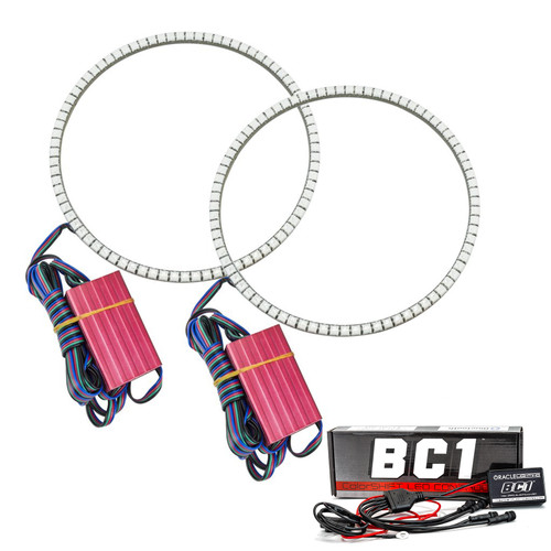 LED Light Halo - SMD ColorShift Halo - Surface Mount - Multi-Color - Controller Included - Headlight - Jeep Gladiator 2020-24 / Jeep Wrangler JL 2018-24 - Kit LED Light Halo - SMD ColorShift Halo - Surface Mount - Multi-Color - Controller Included - Headlight - Jeep Gladiator 2020-24 / Jeep Wrangler JL 2018-24 - Kit