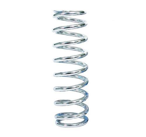 Coil Spring - Coil-Over - 2.625 in ID - 10 in Length - 450 lb/in Spring Rate - Steel - Chrome - Each