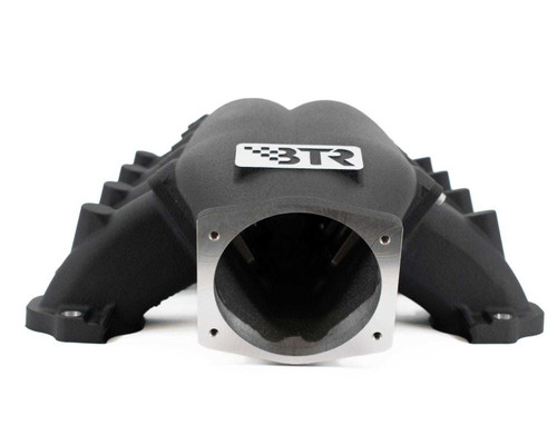 Intake Manifold - Trinity - 105 mm Throttle Body Flange - Multi Port - Square Ports - Aluminum - Black Powder Coat - Ford Godzilla - Kit