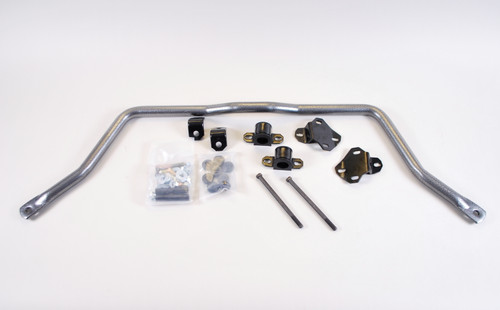 Sway Bar - Front - 1.25 in Diameter - Polyurethane Bushings - Chromoly - Gray Powder Coat - Mopar A-Body 1966-72 - Kit