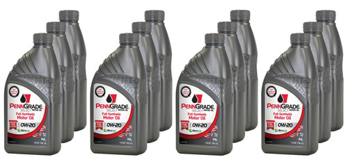 Motor Oil - Select - 0W20 - Synthetic - 1 qt Bottle - Set of 12