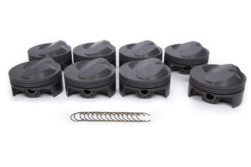 Piston - Elite Sportsman - Forged - Dome - 4.610 in Bore - 1.270 in Compression Height - 0.043 x 0.043 x 3 mm Ring Grooves - Plus 47.10 cc - Big Block Chevy - Set of 8