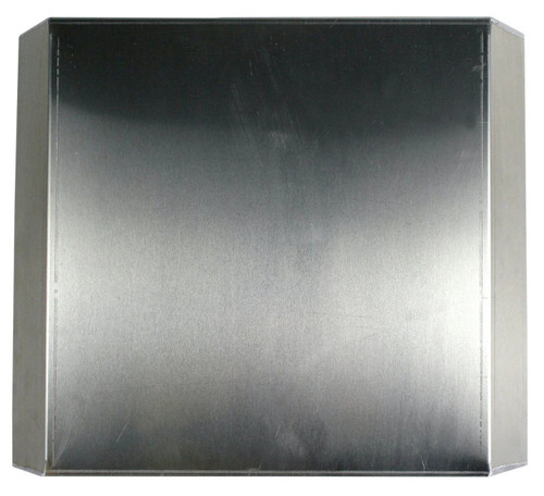 Fan Shroud - Hurricane - 17.875 in Wide - 15.125 in Tall - Cut to Fit - Aluminum - Natural - Universal - Kit