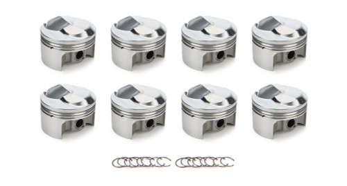 Piston - AutoTec - Forged - Dome - 4.280 in Bore - 1.645 in Compression Height - 1.5 x 1.5 x 3.0 mm Ring Grooves - Plus 28.90 cc - Big Block Chevy - Set of 8