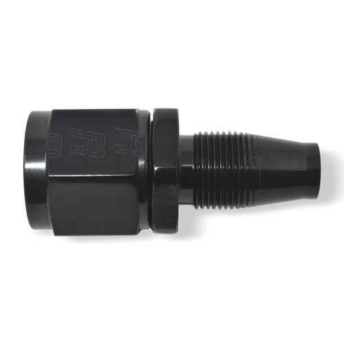 Fitting - Hose End - ProClassic - Straight - 6 AN Hose End to 6 AN Female - Swivel - Aluminum - Black Anodized - Each